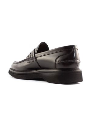 Dark Brown shiny leather loafer GREEN GEORGE | 202497